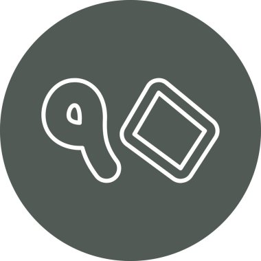 Gıda simgesinin vektör illüstrasyonu