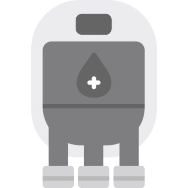 Elektrikli ısıtıcı vektör simgesi. Düz vektör çizimi beyaz arkaplanda izole edildi. elektrikli ısıtıcı tasarımı.