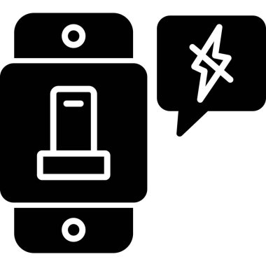 Pil. Web simgesi basit illüstrasyon