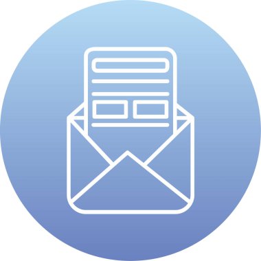 e- posta simgesi vektör illüstrasyonu