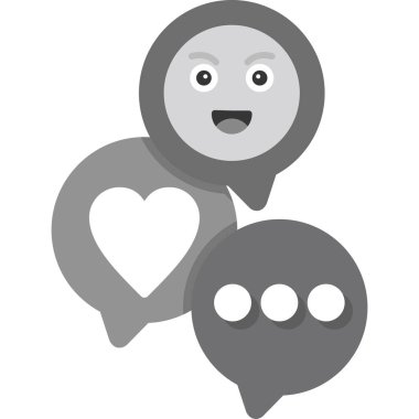 konuşma balonu ikonu tasarımı, vektör illüstrasyonu