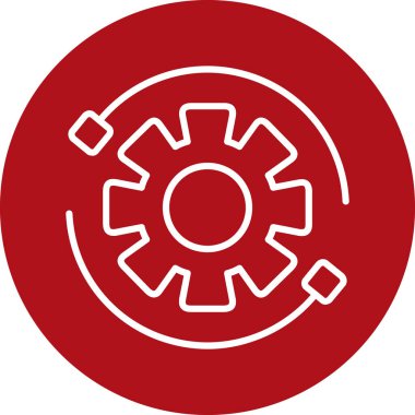 Modern bir simgenin vektör illüstrasyonu