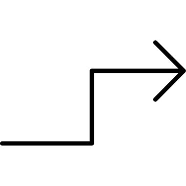 ok simgesi vektör illüstrasyonu