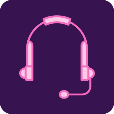 Vektör kulaklık simge tasarlamak