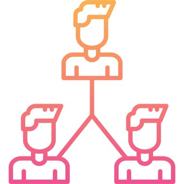 İnsan simgesinin vektör illüstrasyonu