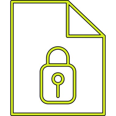 Asma kilit simgesi. Web için kilit vektör simgelerinin özet çizimi