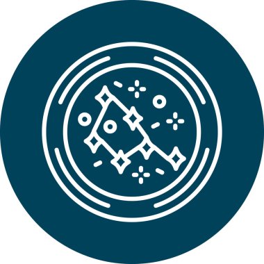 Mavi ve beyaz arkaplanın vektör çizimi