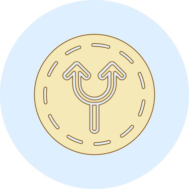 Şifreleme para simgesi, vektör illüstrasyon tasarımı