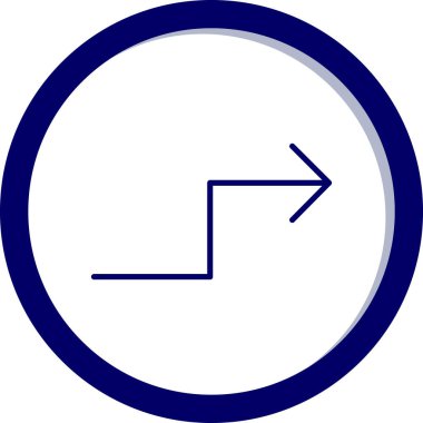 ok simgesinin vektör illüstrasyonu