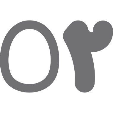 Hayvan hayvan hayvan simgesi taslak biçiminde