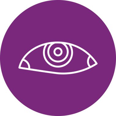 Göz simgesi, vektör illüstrasyonu