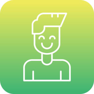 Vektör Avatar Simgesi illüstrasyonu