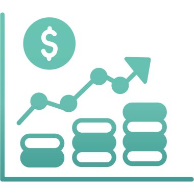 grafik ikonu vektör illüstrasyonu