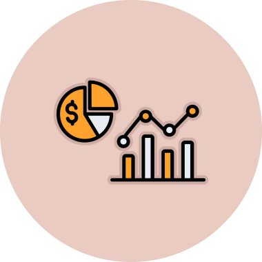 iş grafiği ikon vektör illüstrasyon tasarımı