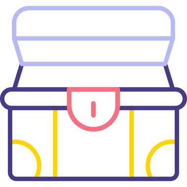 torba yiyecek simgesi - taslak biçimi