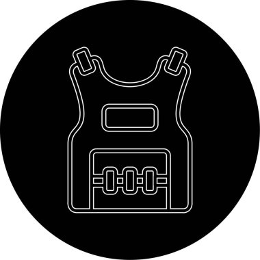 Bir gaz tankı simgesinin vektör çizimi