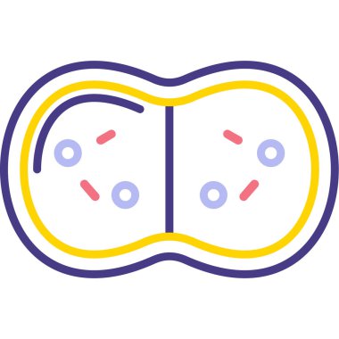 Çizgi film simgesinin vektör çizimi