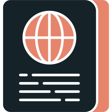 Kitap. Web simgesi basit tasarım