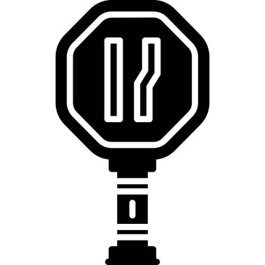 İzole edilmiş tek bir fenerin vektör çizimi