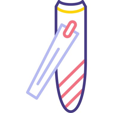 Kalem. Web simgesi basit illüstrasyon