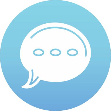 kabarcık ikonu vektör illüstrasyonu