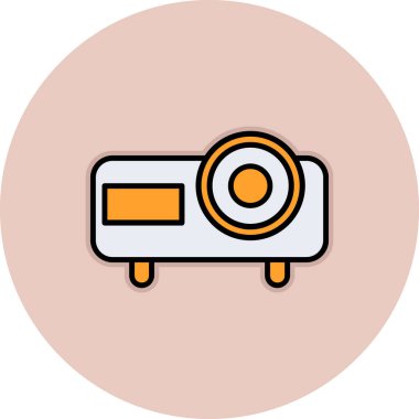 kamera simgesi vektör illüstrasyonu