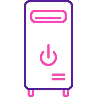 güç simgesi vektör illüstrasyonu