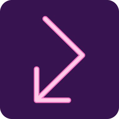 ok simgesi vektör illüstrasyonu