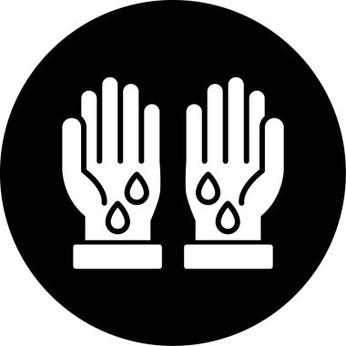 İllüstrasyon su bırakma simgesi