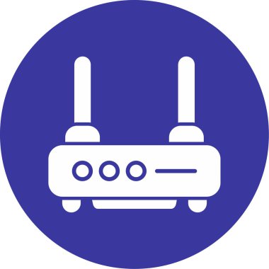 Yönlendirici. Web simgesi basit illüstrasyon