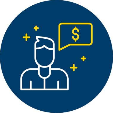 iş simgesi vektör illüstrasyonu