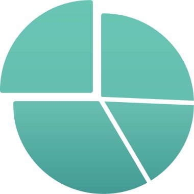 pasta grafiği vektör simgesi