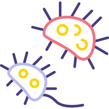 Çizgi film arkaplanının vektör çizimi