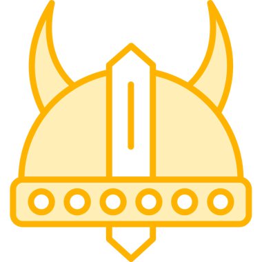 Miğfer. Web simgesi basit illüstrasyon