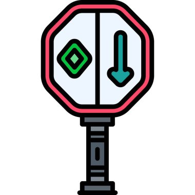 Trafik ışıkları vektör simgesi