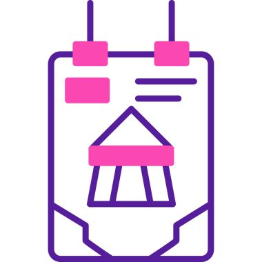 Hava aracı. Basit simge