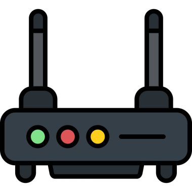 Yönlendirici vektör simgesi. Basit tasarım