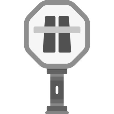 Tek bir simgenin vektör illüstrasyonu