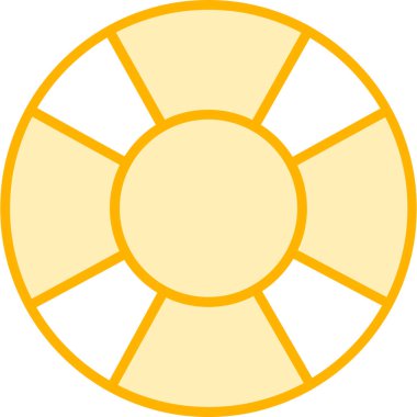 Çiçek. Web simgesi basit illüstrasyon