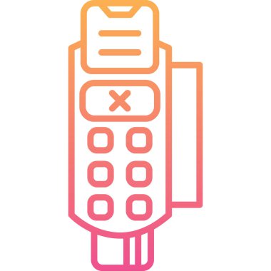 Telefon simgesinin vektör illüstrasyonu