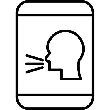 cep telefonu simgesi. web tasarımı için özet telefon vektör simgesi izole