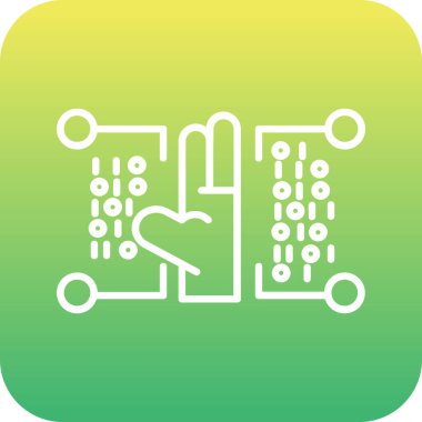 devre kartı simgesi vektör illüstrasyonu