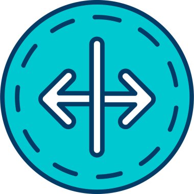 Ok ok yönü simgesi doldurulmuş - taslak biçimi