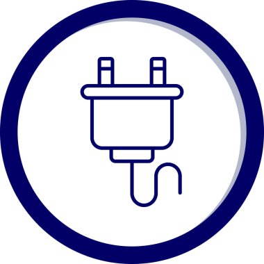 soket simge vektör çizim