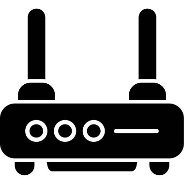 ağ yönlendirici simgesi. Basit resimleme