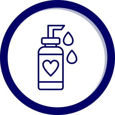 Moda tarzı izole edilmiş arka planda şişe simgesi