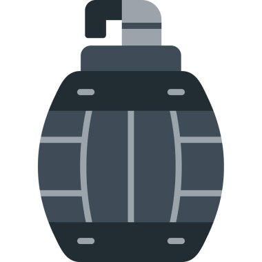 Bomba simgesi, basit tarzı