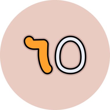 vektör karikatür simgesi - 16 sayı