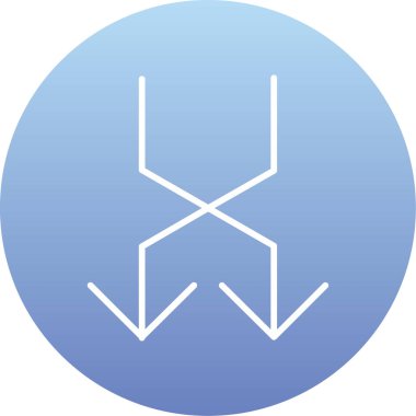 ok simgesinin vektör illüstrasyonu