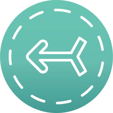 ok simgesinin vektör illüstrasyonu